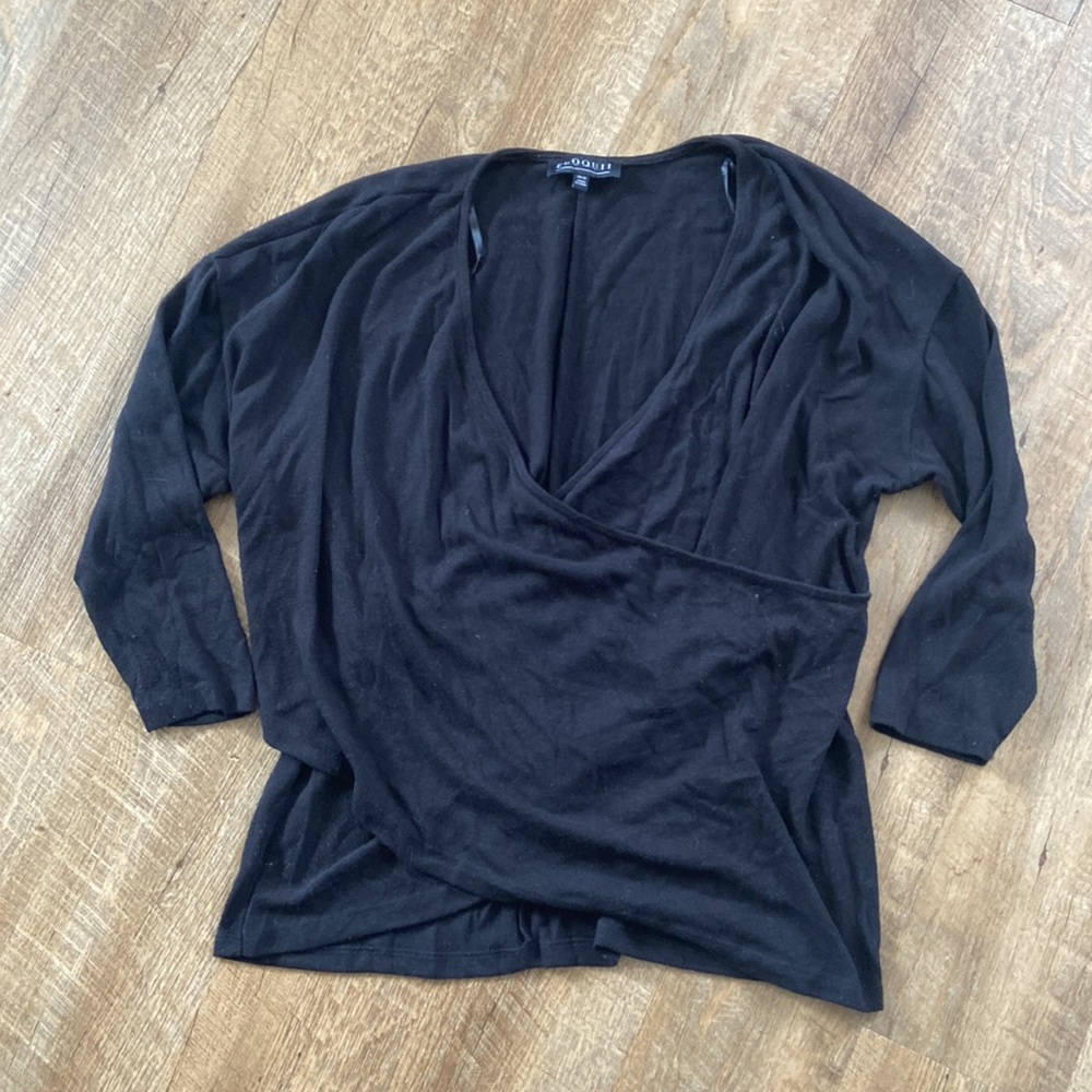 Eloquii Faux Wrap Sweater
